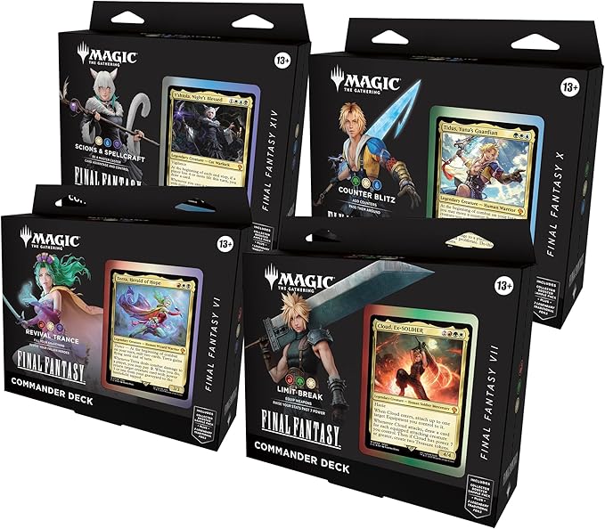 Magic: The Gathering - Final Fantasy - Commander Deck Bundle (All 4 Decks)