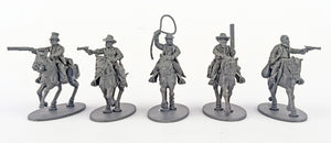 Dead Man's Hand Mounted Gunfighters