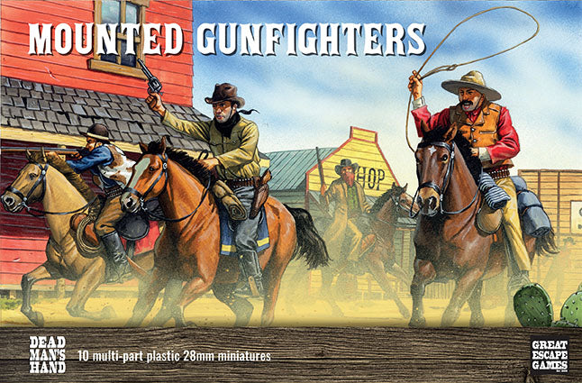 Dead Man's Hand Mounted Gunfighters