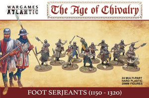 Wargames Atlantic Foot Serjeants (1100-1320)