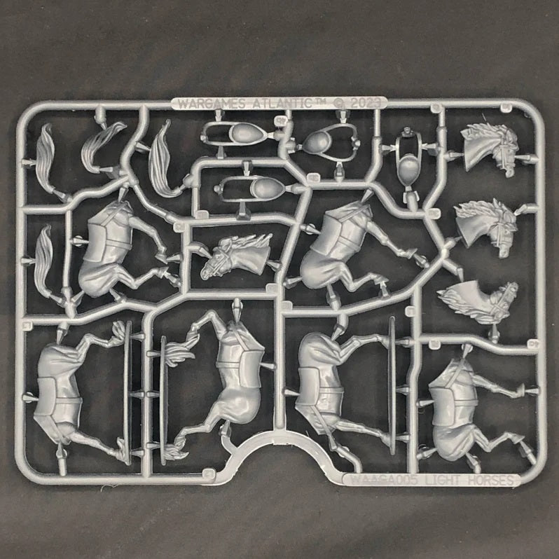 Wargames Atlantic Single Sprue Light Horses 28mm