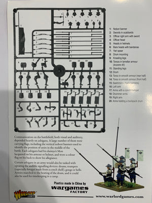 Pike & Shotte Ashigaru Spearmen SINGLE SPRUE Warlord Games