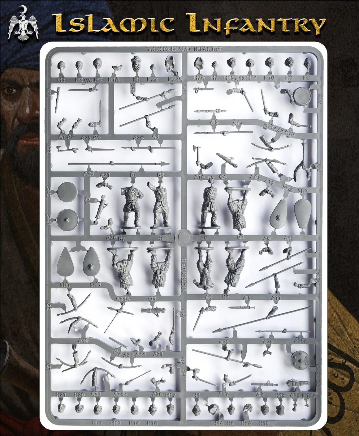 VXM002  Victrix Islamic Single sprue Infantry & Archers 28mm