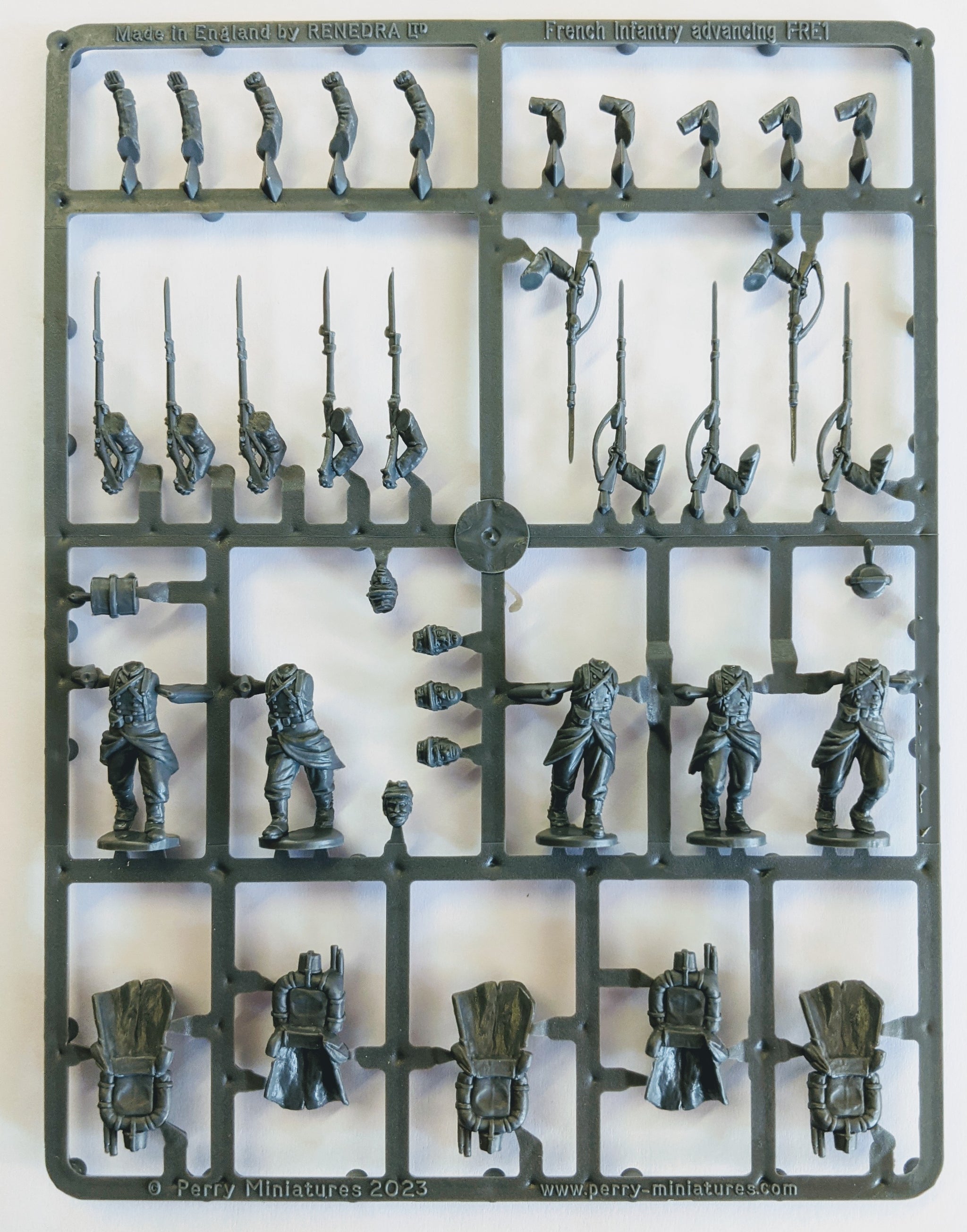 Perry Miniatures Agincourt French Foot Knights Sprue