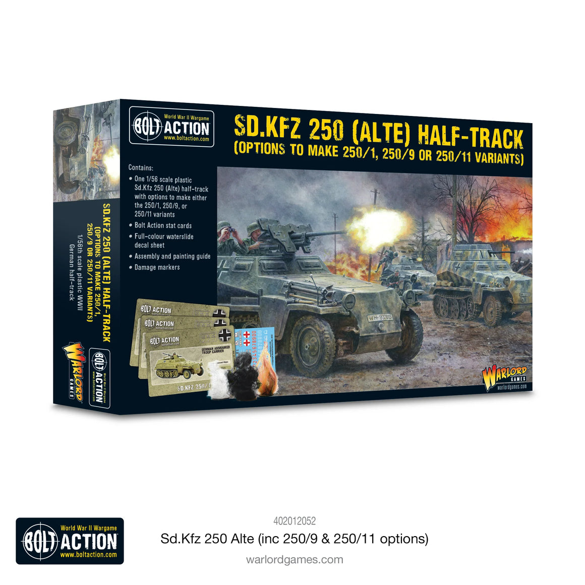 Bolt Action - Sd.Kfz 250 (Alte) Half-Track (Options For 250/1, 250/9 & 250/11 Variants)