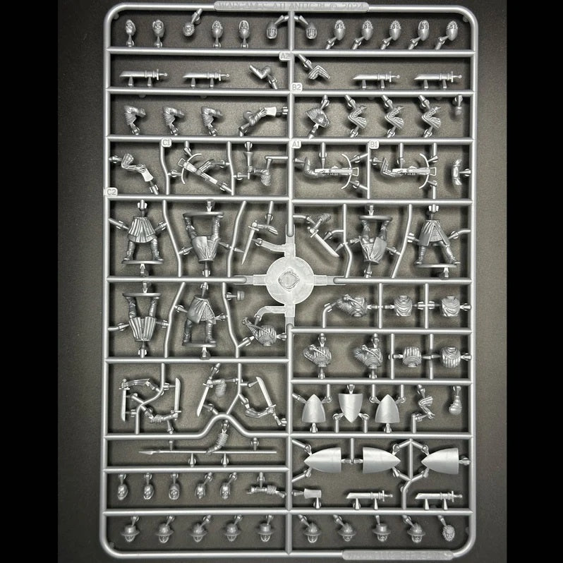 Wargames Atlantic Foot Serjeants SINGLE SPRUE (1100-1320)