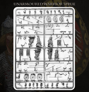 Victrix VXDA018 - Rus 28mm Unarmoured Warriors - Single sprue