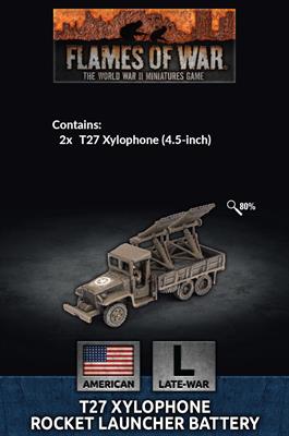 Flames of War: T27 Xylophone Rocket Launcher Battery