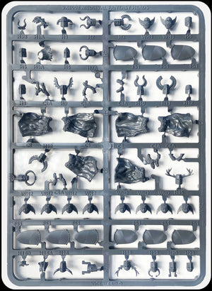 Victrix Medieval & Fantasy Heads, Cloaks & Shields - Single Sprue