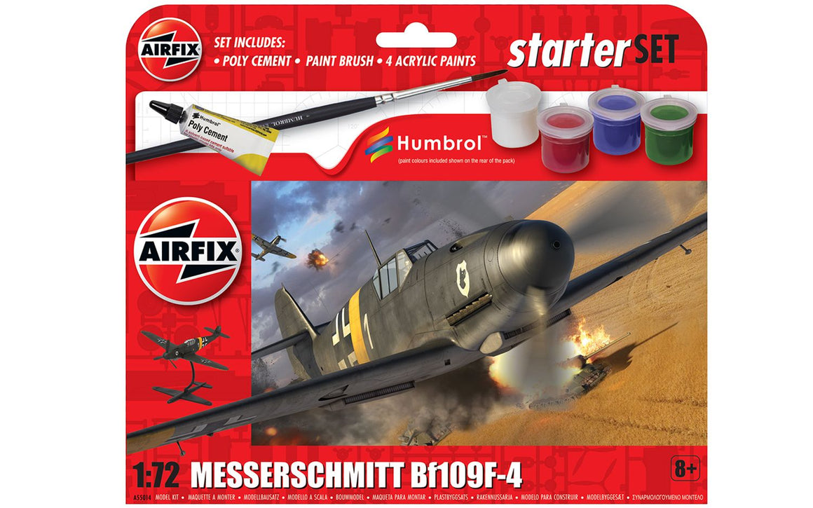 Airfix: Messerschmitt Bf109F-4 Starter Set 1:72