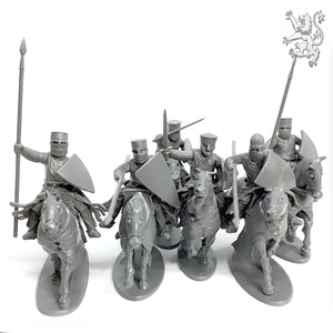 Victrix Medieval Knights Single sprues  6 x 28mm mounted Knights